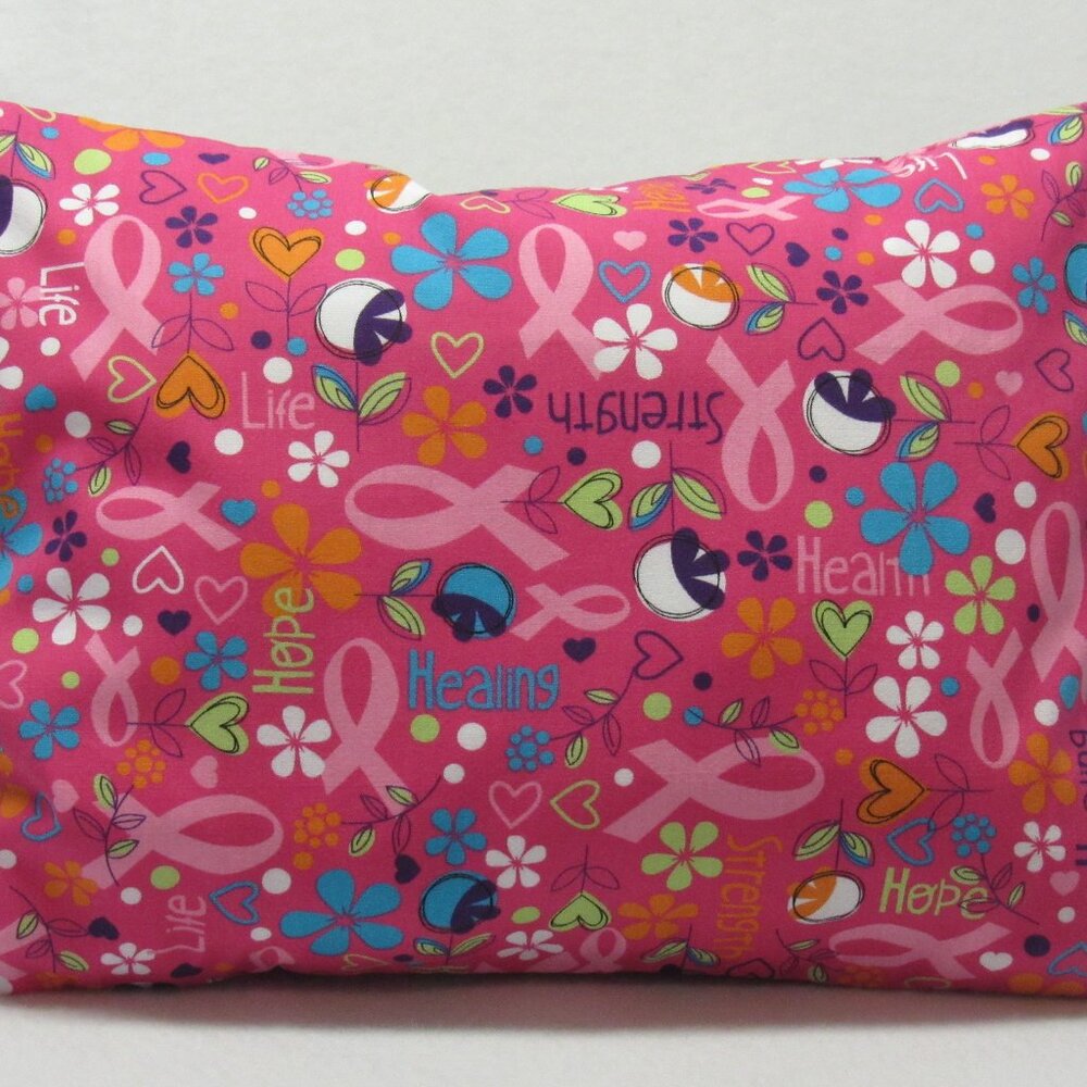 Breast Cancer Hope Travel Pillow